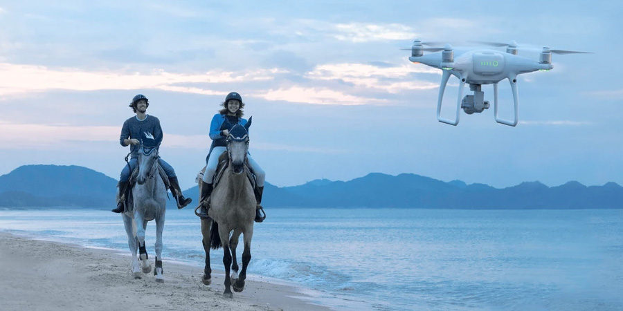 Profi Drón a Dji Phantom, amely üzleti videókhoz a legalkalmasabb