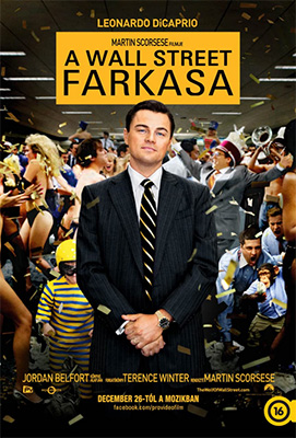 A A Wall Street farkasa című film plakátja Kamerák típusai a filmekben - A Wall Street farkasa