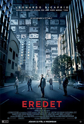 Az Eredet című film plakátja Kamerák a filmekben - Eredet