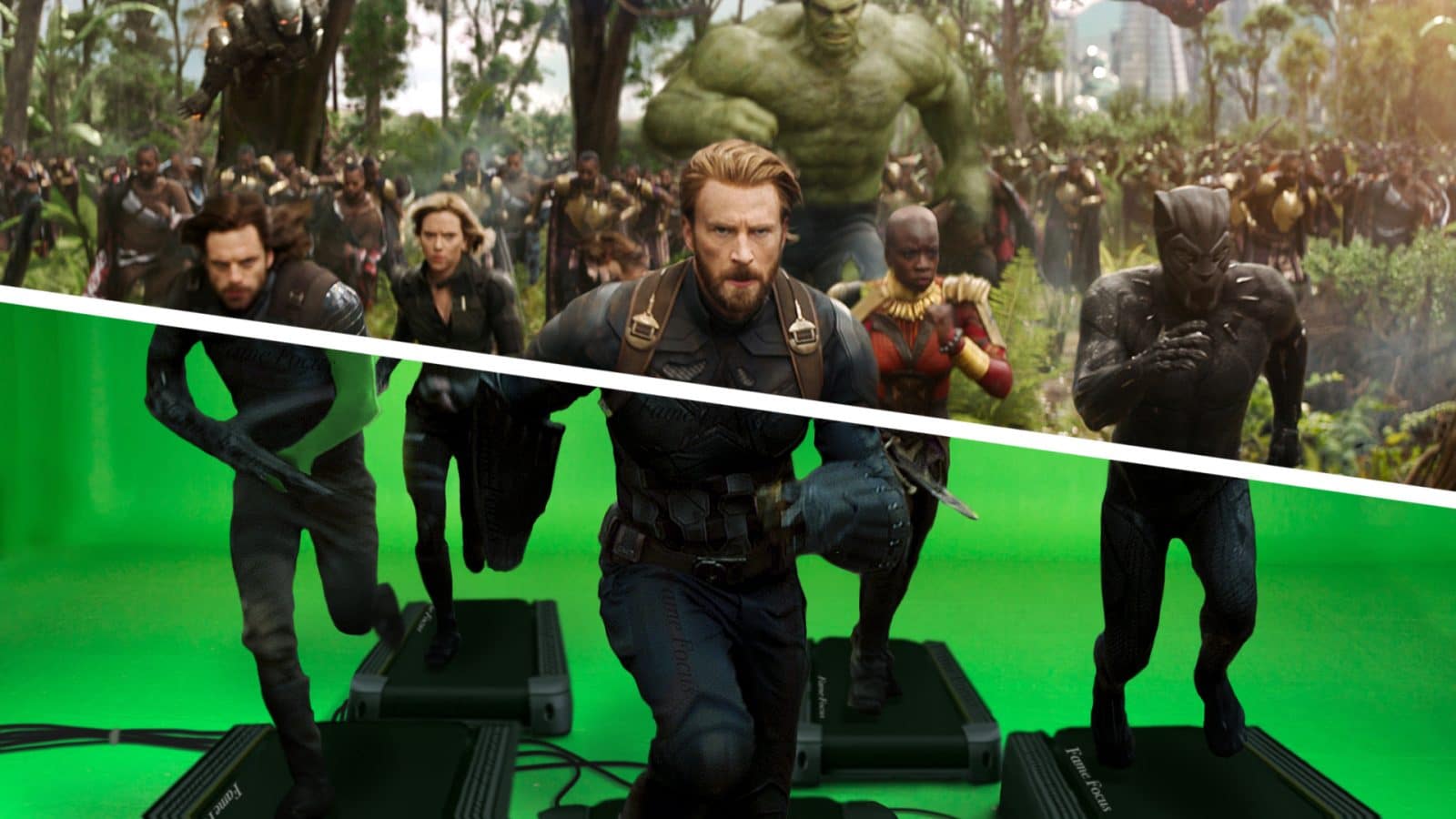 Bosszúállók Végtelen háború greenbox és jelenet vfx használatával