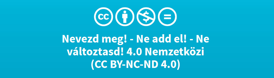 Creative Commons: Nevezd meg! Ne add el! Ne változtass rajta!