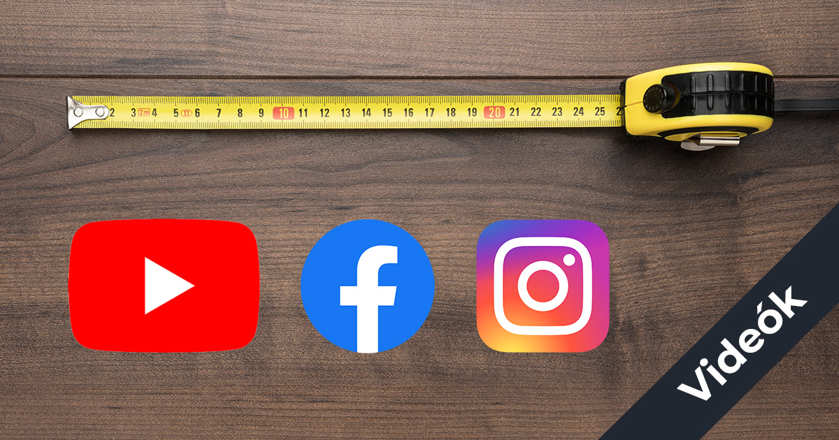 YouTube képméret útmutató, Facebook képméret útmutató, Instagram képméret útmutató