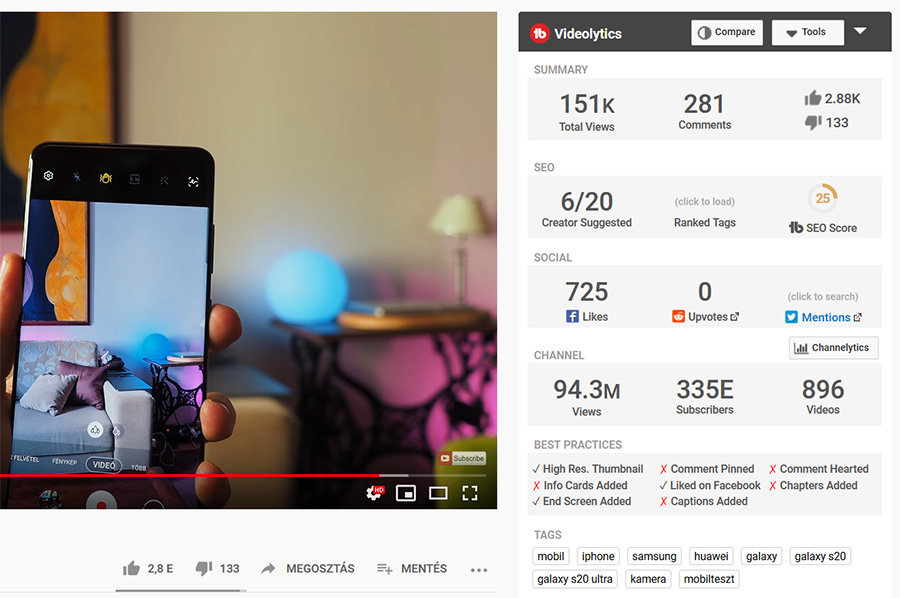 Tube Buddy a YouTube SEO keresőoptimalizáláshoz használandó eszköz